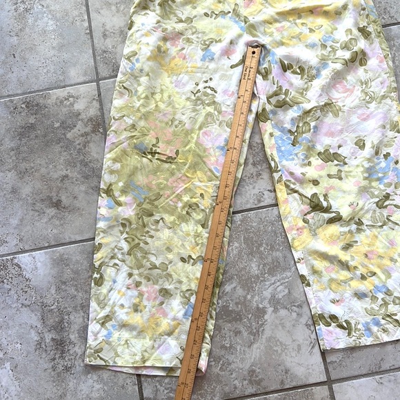Rare Jams World Copyright Fabric W727-FPAI Flower Paint Beach Pants Lounge Pants - Picture 13 of 14